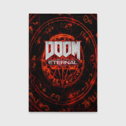 Обложка для автодокументов Doom и пентаграмма