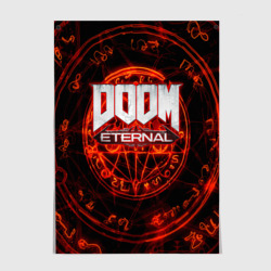 Постер Doom и пентаграмма