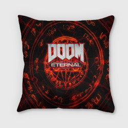 Подушка 3D Doom и пентаграмма