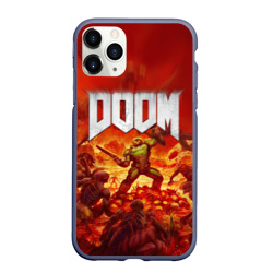 Чехол для iPhone 11 Pro Max матовый Doom