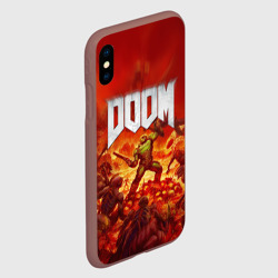 Чехол для iPhone XS Max матовый Doom - фото 2