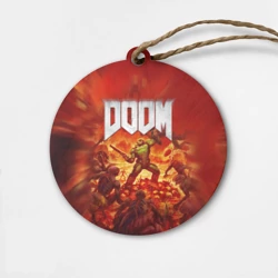 Деревянная игрушка круг Doom