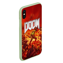 Чехол для iPhone XS Max матовый Doom - фото 2