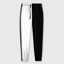Мужские брюки 3D Просто чёрно-белый