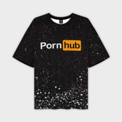 Мужская футболка oversize 3D Pornhub Порнхаб