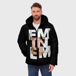 Мужская зимняя куртка 3D Eminem - фото 2