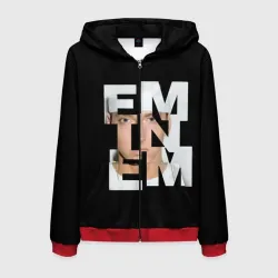 Мужская толстовка 3D на молнии Eminem
