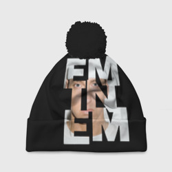 Шапка 3D c помпоном Eminem