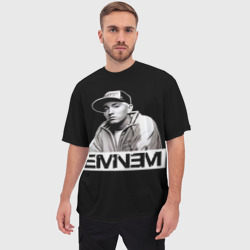 Мужская футболка oversize 3D Eminem - фото 2