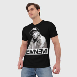 Мужская футболка 3D Eminem - фото 2