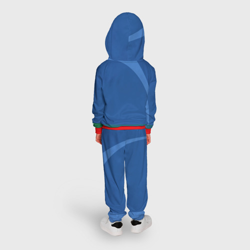 Детский костюм с толстовкой 3D Регби, цвет красный - фото 4