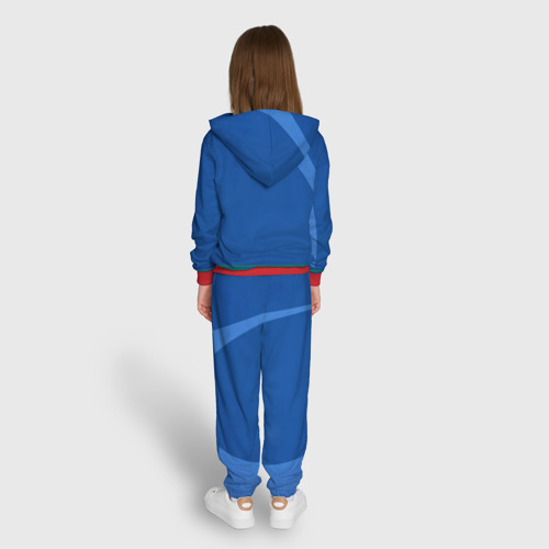 Детский костюм с толстовкой 3D Регби, цвет красный - фото 6
