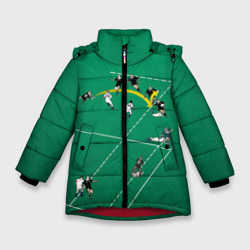 Зимняя куртка для девочек 3D Игра в регби