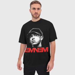 Мужская футболка oversize 3D Eminem - фото 2