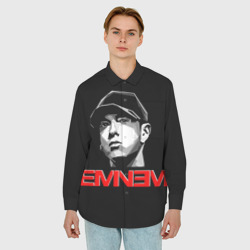 Мужская рубашка oversize 3D Eminem - фото 2