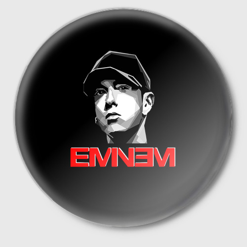 Значок Eminem, цвет белый