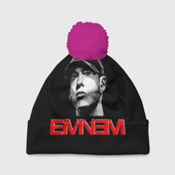 Шапка 3D c помпоном Eminem