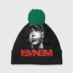 Шапка 3D c помпоном Eminem