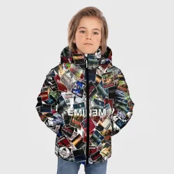 Зимняя куртка для мальчиков 3D Дискография Eminem - фото 2