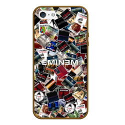 Чехол для iPhone 5/5S матовый Дискография Eminem