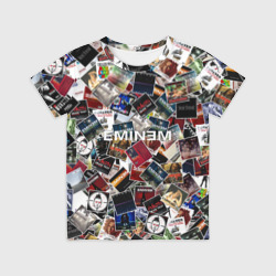 Детская футболка 3D Дискография Eminem