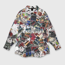 Мужская рубашка oversize 3D Дискография Eminem