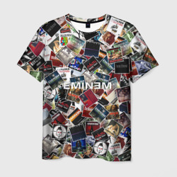 Мужская футболка 3D Дискография Eminem