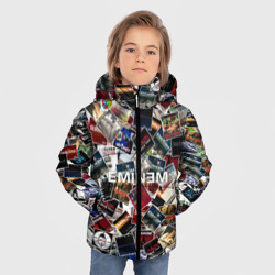 Зимняя куртка для мальчиков 3D Дискография Eminem - фото 2