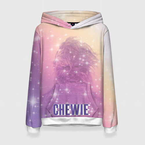 Женская толстовка 3D Chewie with stars Фото 01 Женская толстовка 3D Chewie with stars Фото 01