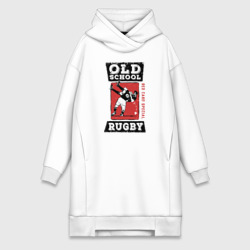 Платье-худи хлопок Old School Rugby