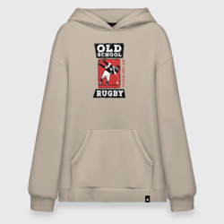 Худи SuperOversize хлопок Old School Rugby