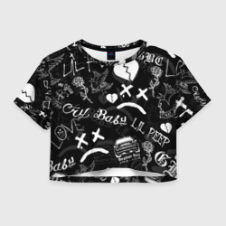 Женская футболка Crop-top 3D LIL Peep