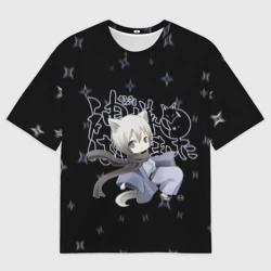 Мужская футболка oversize 3D Очень приятно Бог!