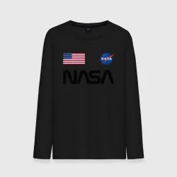 Мужской лонгслив хлопок NASA НАСА