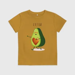 Детская футболка хлопок Аовокадо любовь