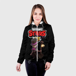 Женская куртка 3D Мортис Brawl Stars - фото 2