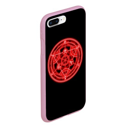 Чехол для iPhone 7Plus/8 Plus матовый Стальной алхимик Fullmetal Alchemist +спина - фото 2