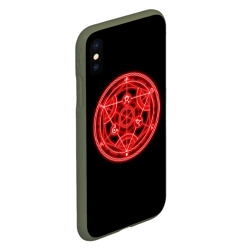 Чехол для iPhone XS Max матовый Стальной алхимик Fullmetal Alchemist +спина - фото 2