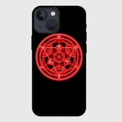 Чехол для iPhone 13 mini Стальной алхимик Fullmetal Alchemist +спина