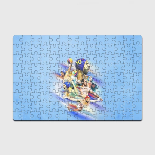 Головоломка Пазл магнитный 126 элементов Water polo players