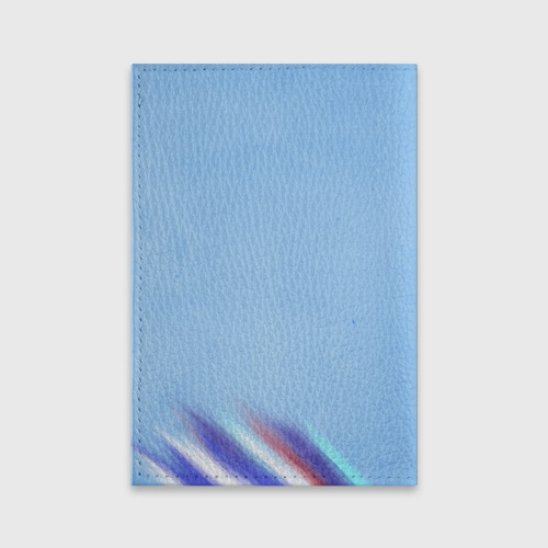 Обложка для паспорта матовая кожа Water polo players, цвет голубой - фото 2