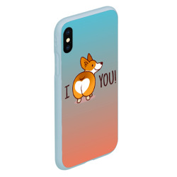 Чехол для iPhone XS Max матовый I love you! - фото 2