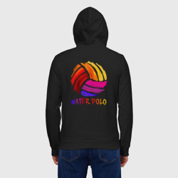 Мужская толстовка на молнии хлопок Мяч для водного поло - фото 2