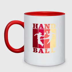 Кружка двухцветная Handball