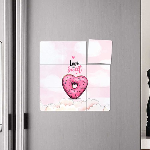 Магнитный плакат 3Х3 Пончик   сердечко  - фото 4