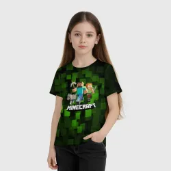 Детская футболка 3D Minecraft Майнкрафт - фото 2