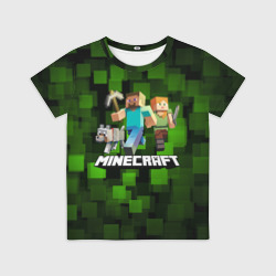 Детская футболка 3D Minecraft Майнкрафт