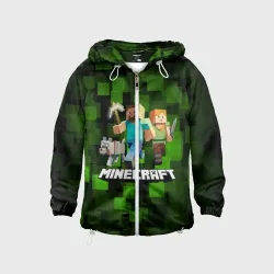 Детская ветровка 3D Minecraft Майнкрафт