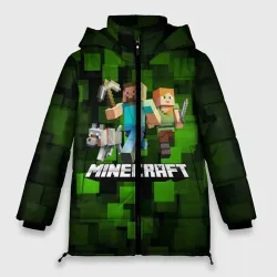 Женская зимняя куртка Oversize Minecraft Майнкрафт