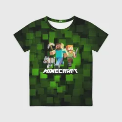 Детская футболка 3D Minecraft Майнкрафт